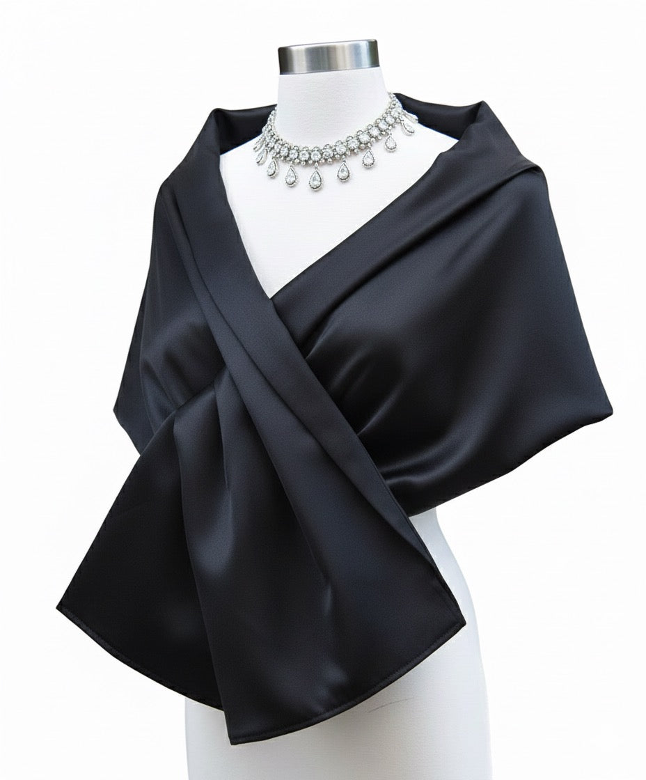 Winter Dual Shawl-Black