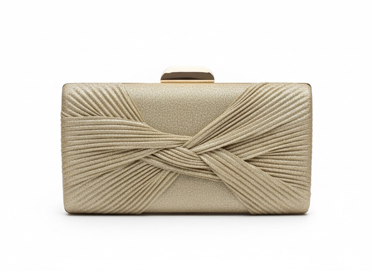 The Plissé Twist Bag