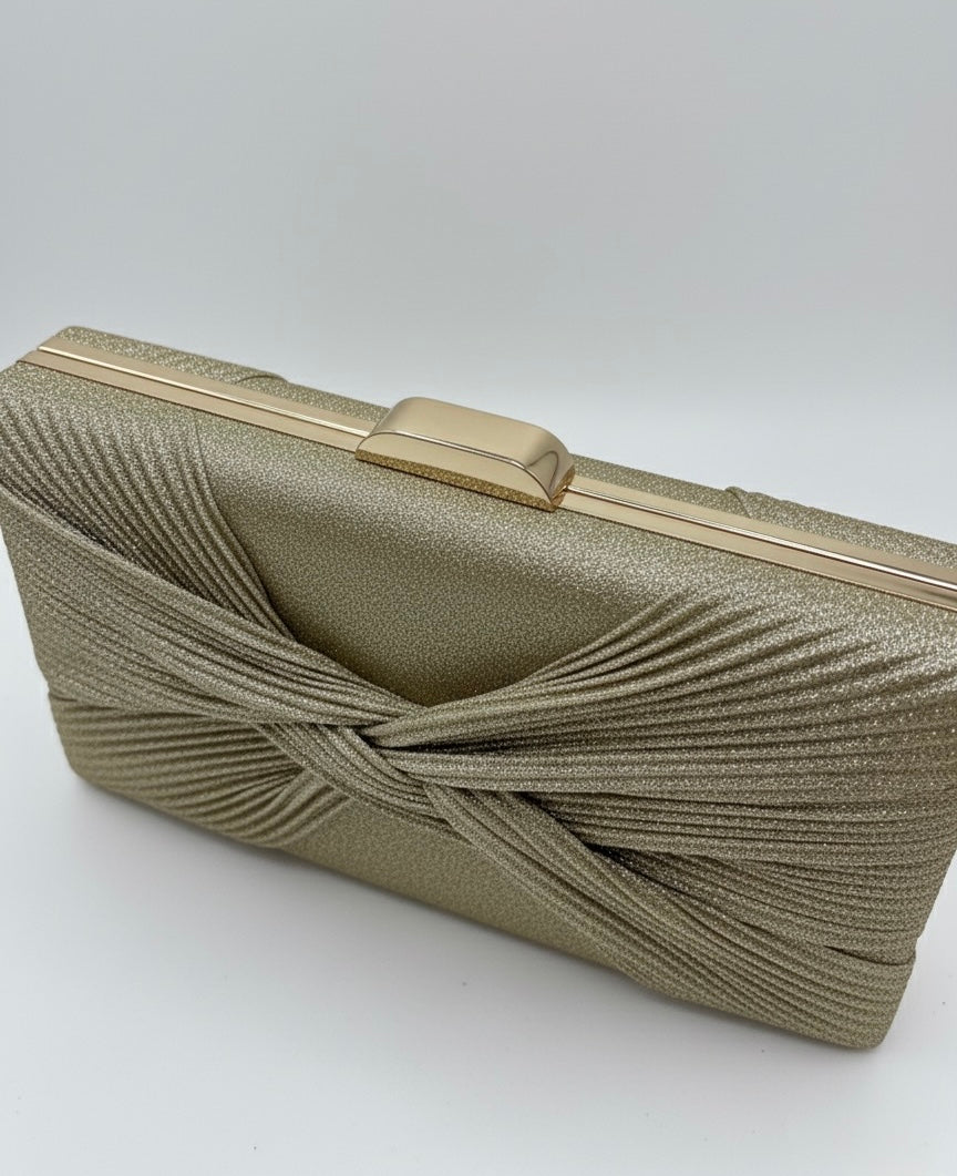 The Plissé Twist Bag