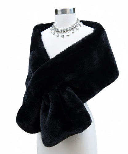 Winter Dual Shawl-Black